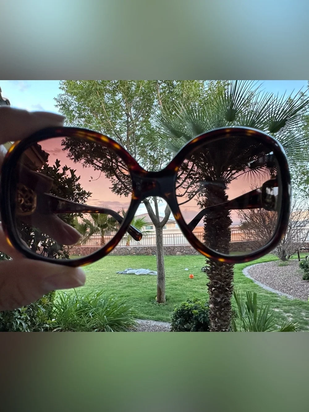 David Yurman DY044 Gold Vermeil Square Sunglasses